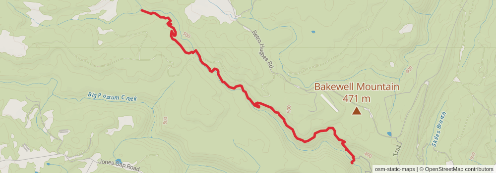 American Perimeter Trail - Southern Appalachian Primary stage 87 Map