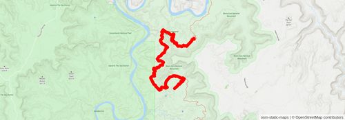 Southwestern Horseshoe Trail stage 5 Map