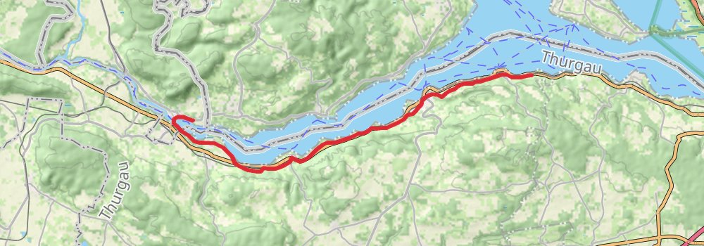 Bodensee-Rundwanderweg stage 11 Map