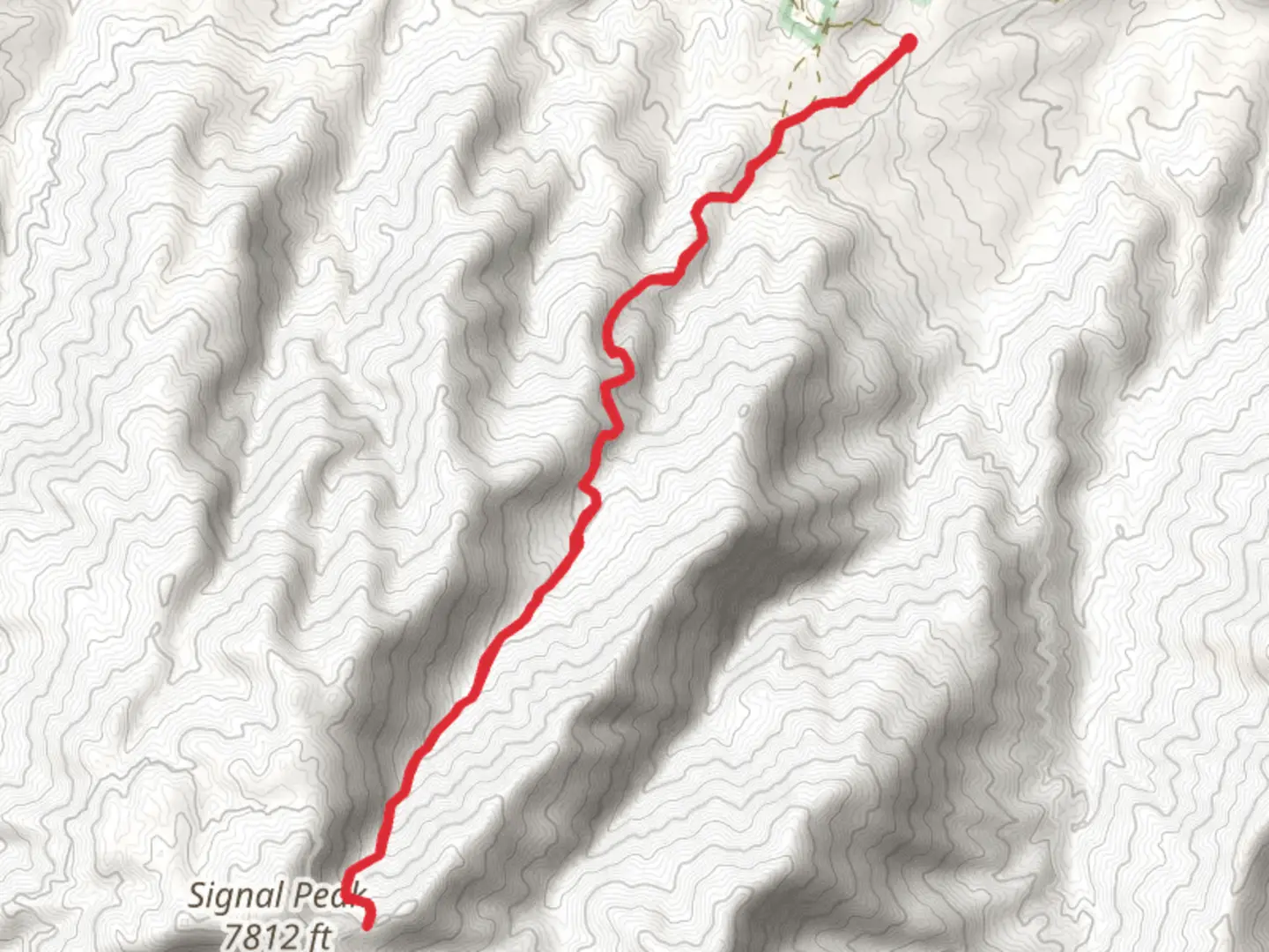 An image depicting the trail Icehouse Canyon Trail and its surrounding area.