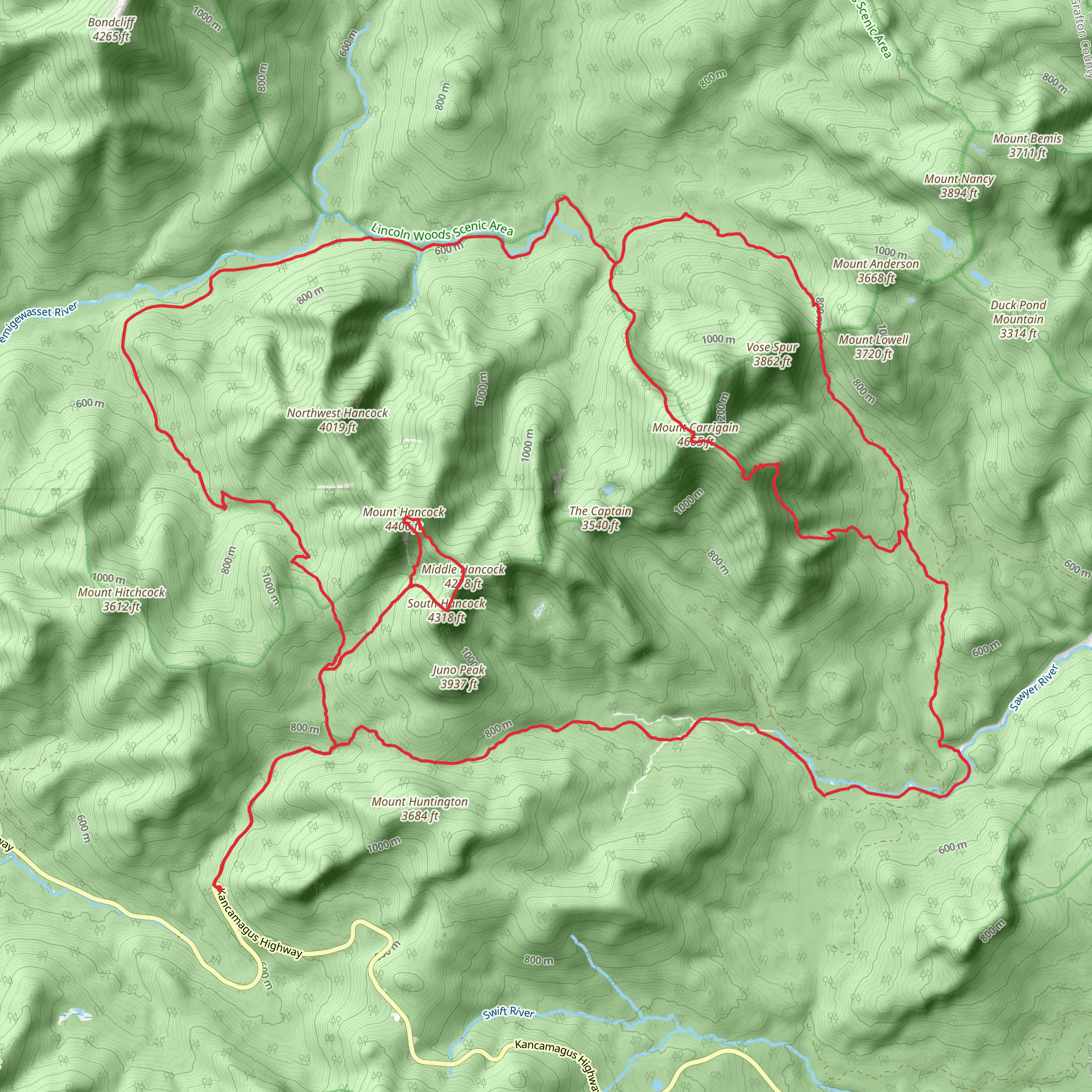 Hancock Notch Lollipop mobile static map