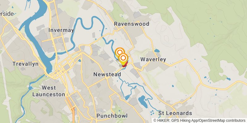 North Esk Trail alt 1 Map