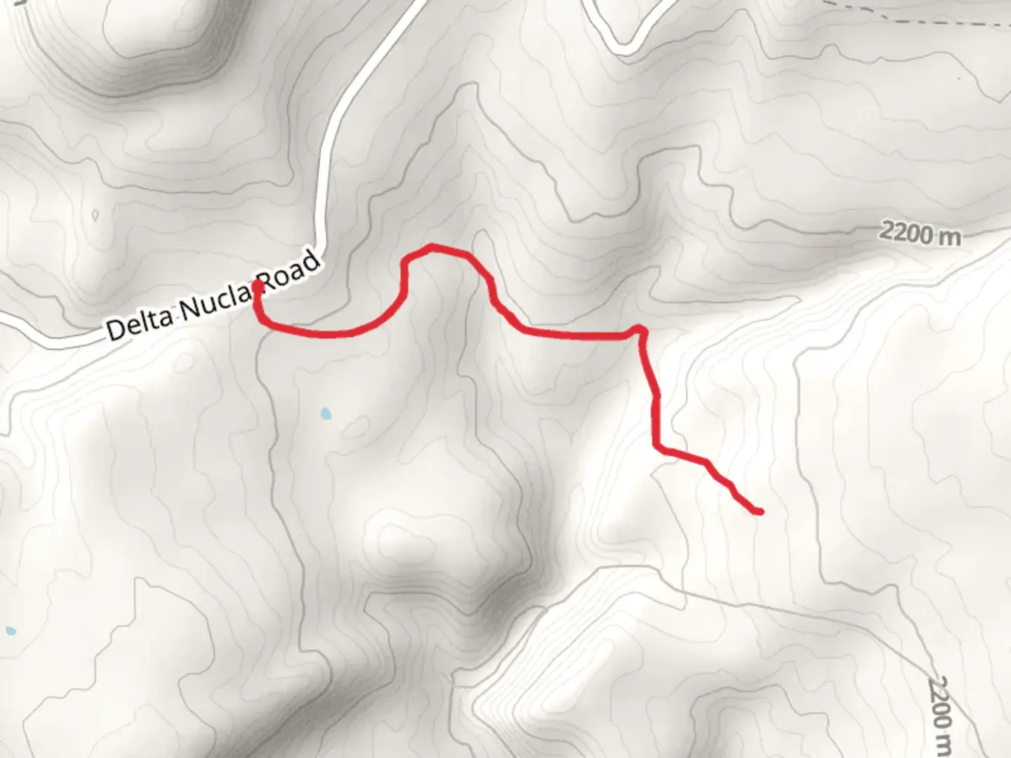 An image depicting the trail Bucktail Creek Spur Trail and its surrounding area.