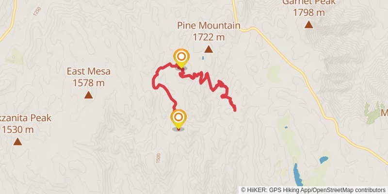Indian Creek Trail stage 2 Map