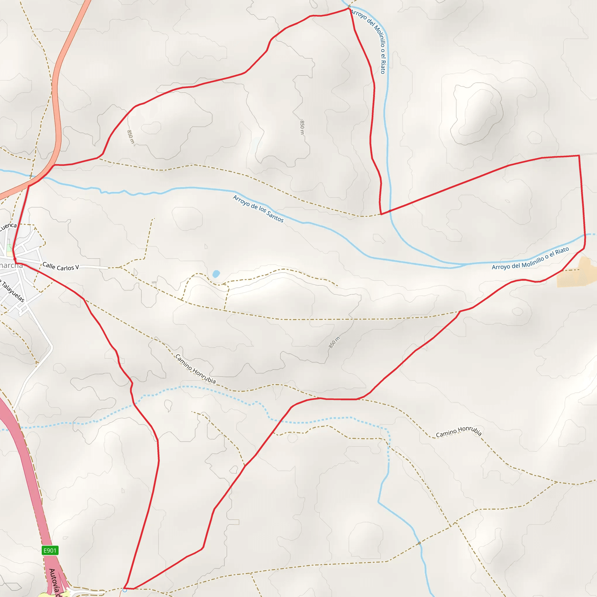 Path of the Airón Well PR CU 122 mobile static map