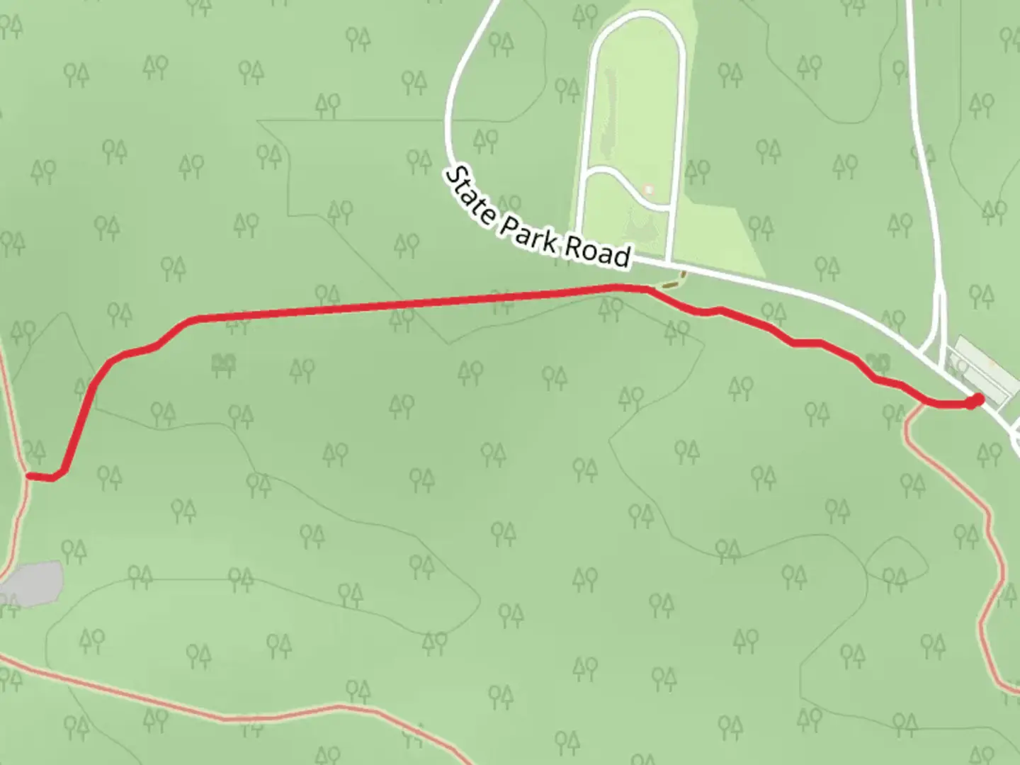 An image depicting the trail Mosely Trail and its surrounding area.