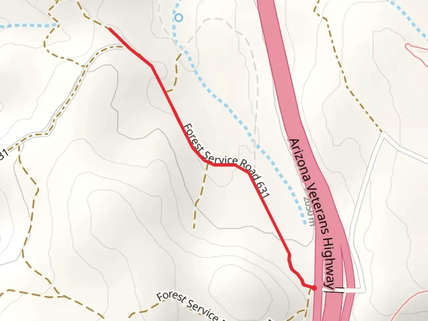 An image depicting the trail Kelly Seep and its surrounding area.