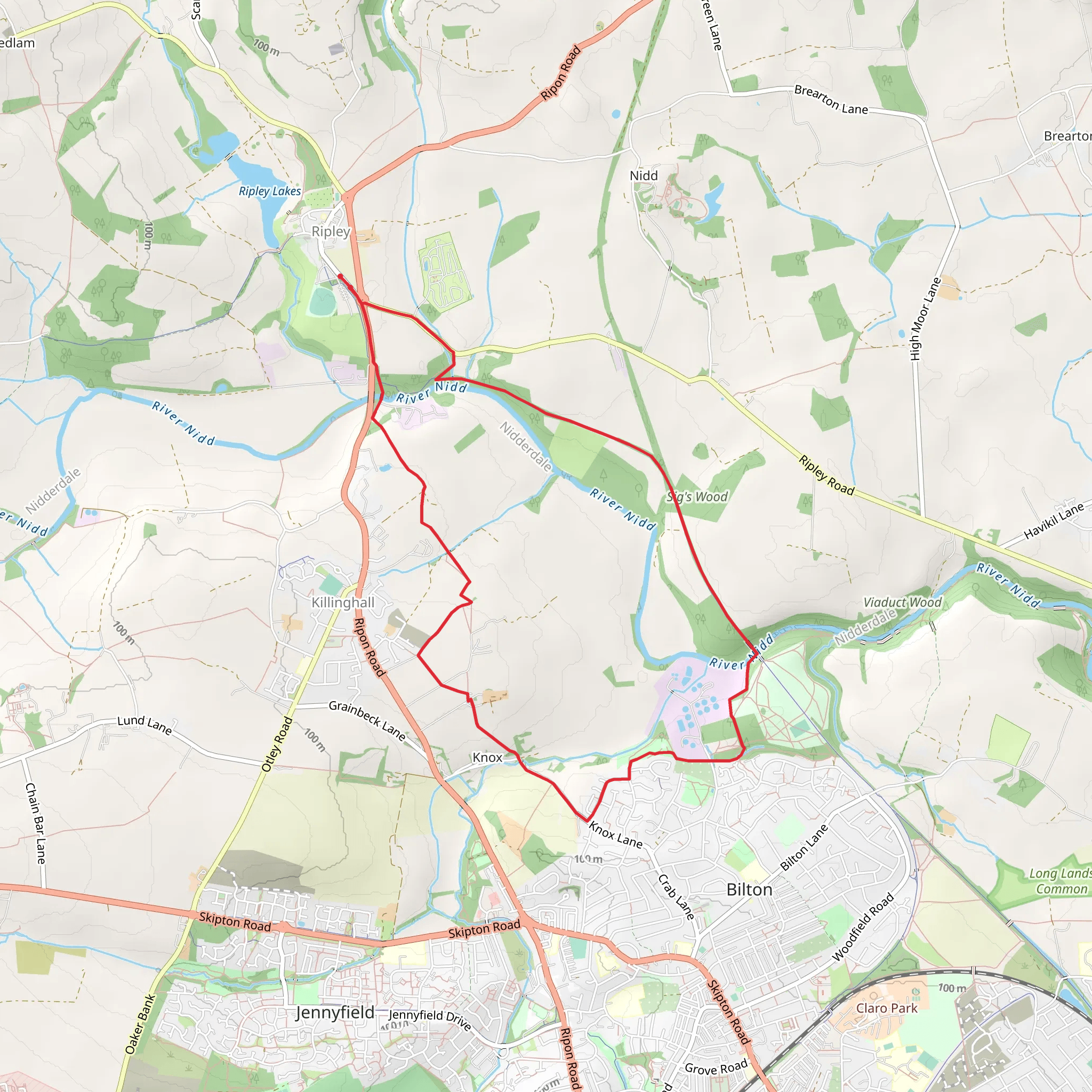 Ripley and Knox Circular mobile static map