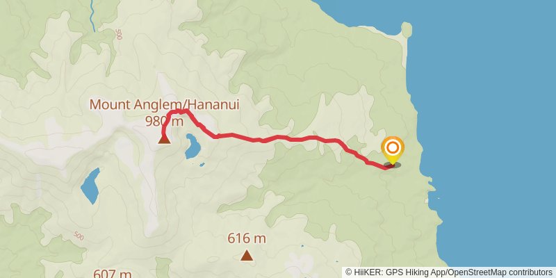 North West Circuit Stewart Island - Rakiura spur 1 Map