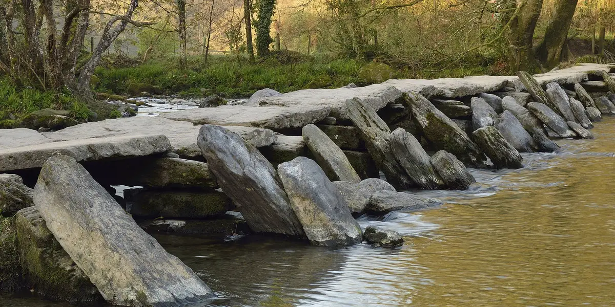 The River Barle and Withypool from Tarr Steps