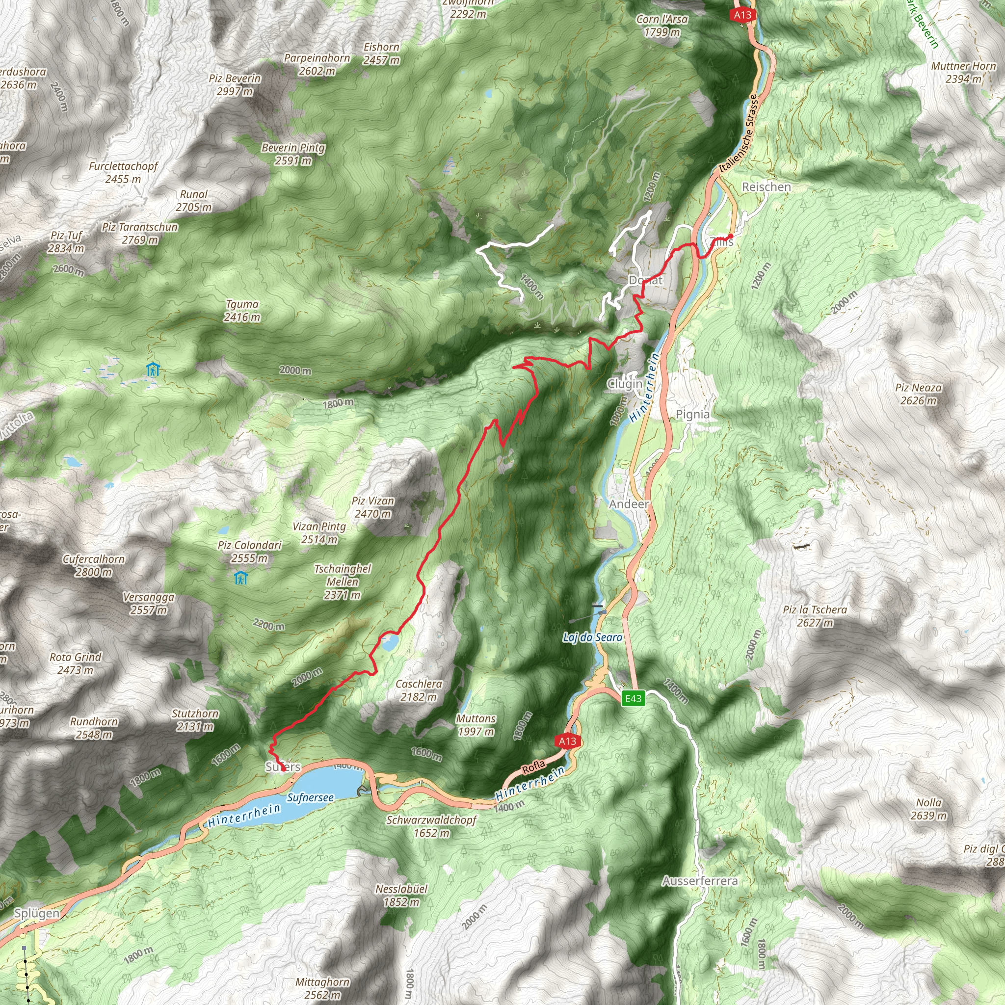 Lai da Vons mobile static map