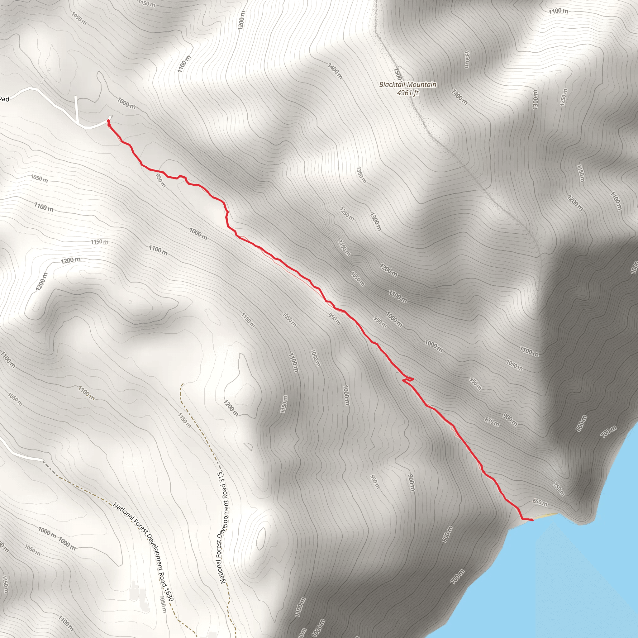 Maiden Rock Trail mobile static map