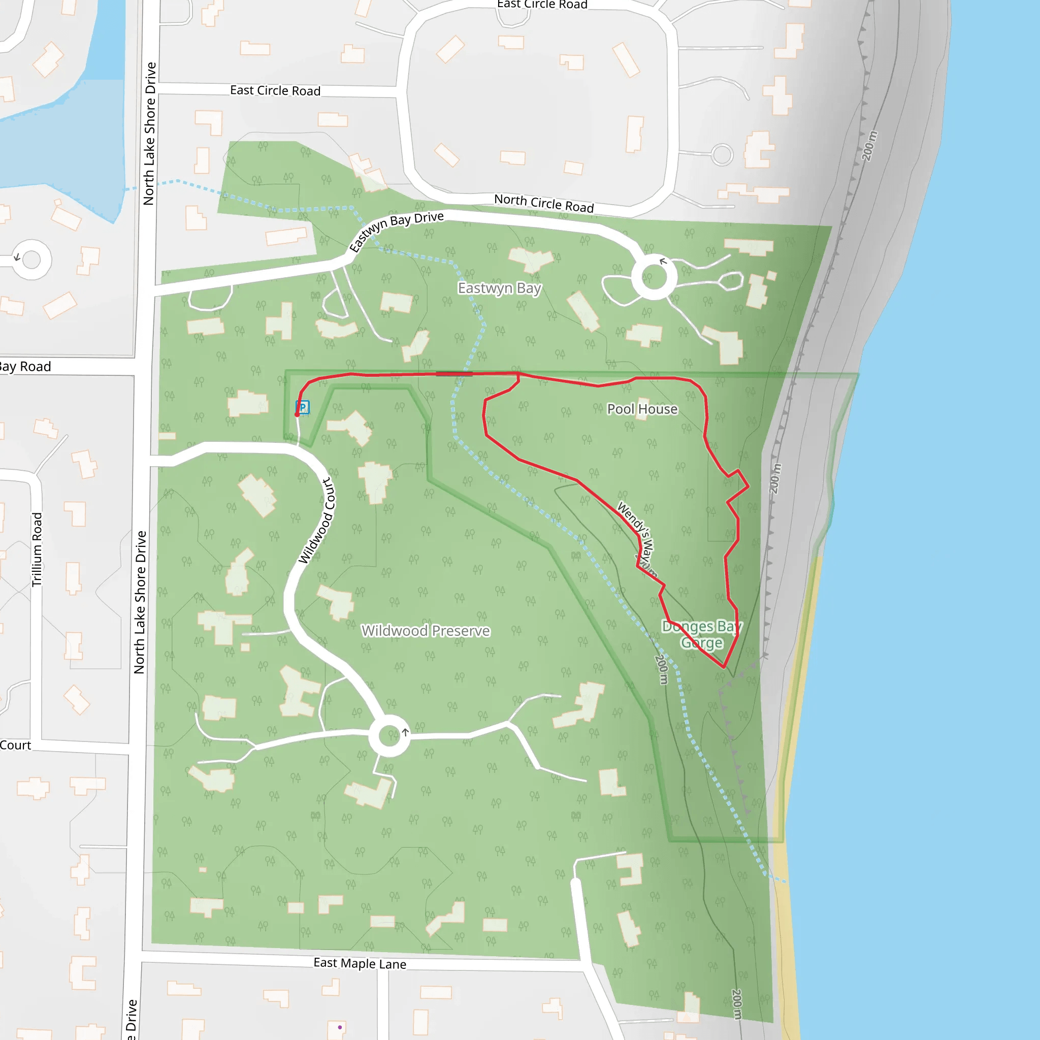 Wendy's Way Loop mobile static map