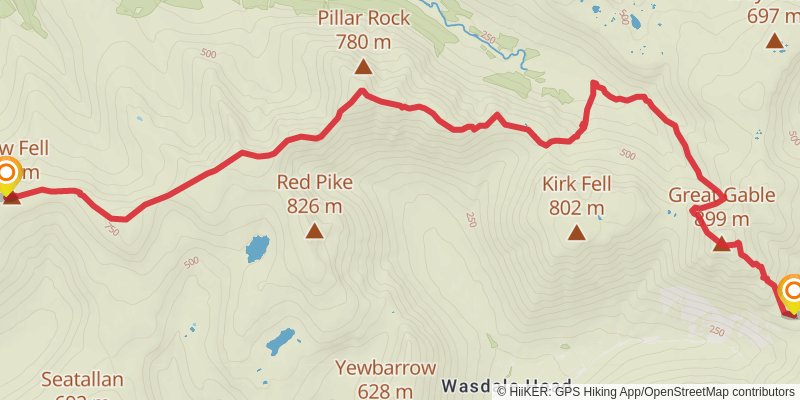 Head to Head Walk stage 17 Map