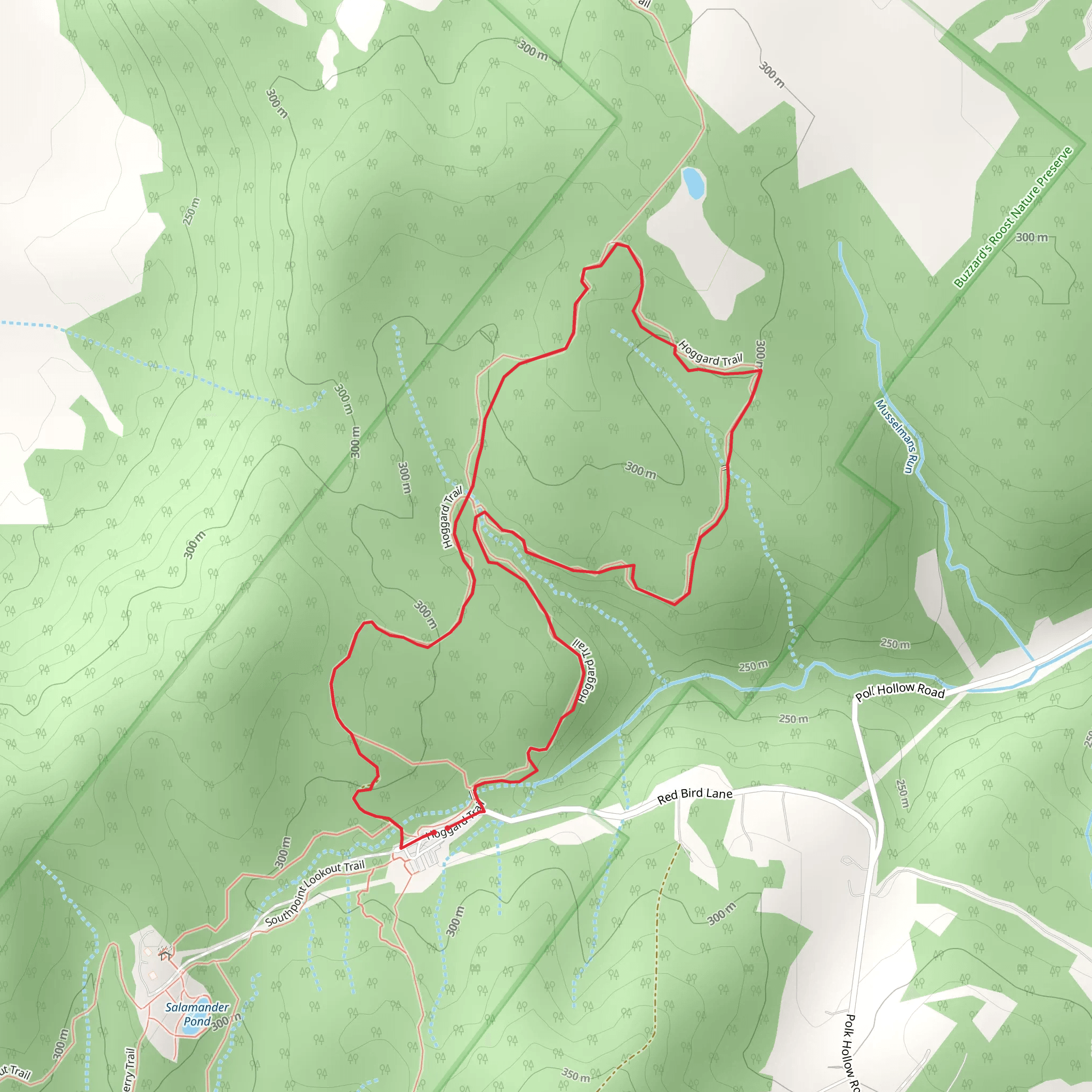 Hoggard Loop Trail mobile static map