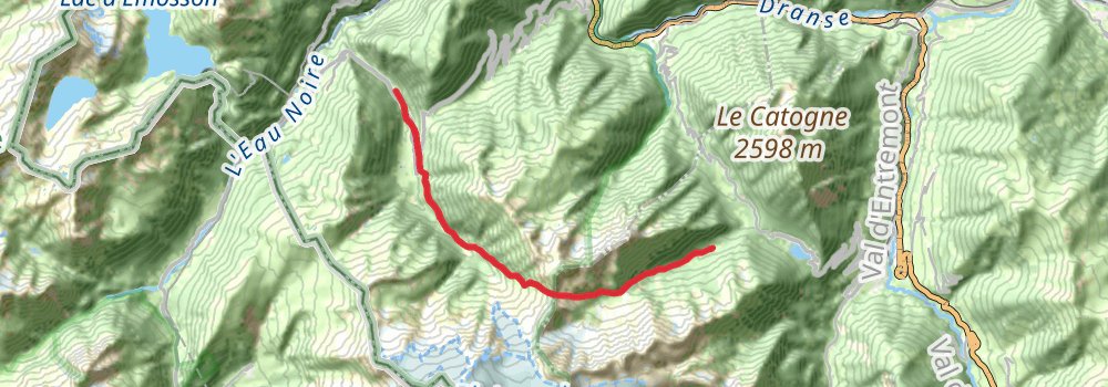 Via Alpina - Red Trail stage 93 Map