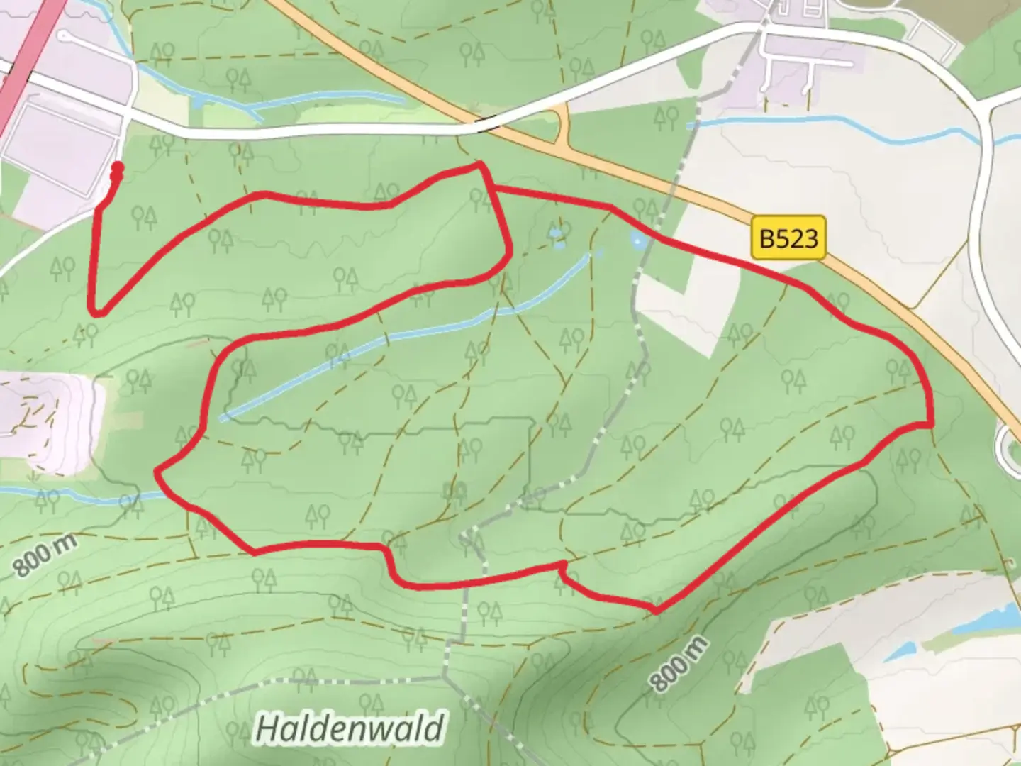 An image depicting the trail Main Neckar Rhein Weg and Flickenspitz Weg and its surrounding area.