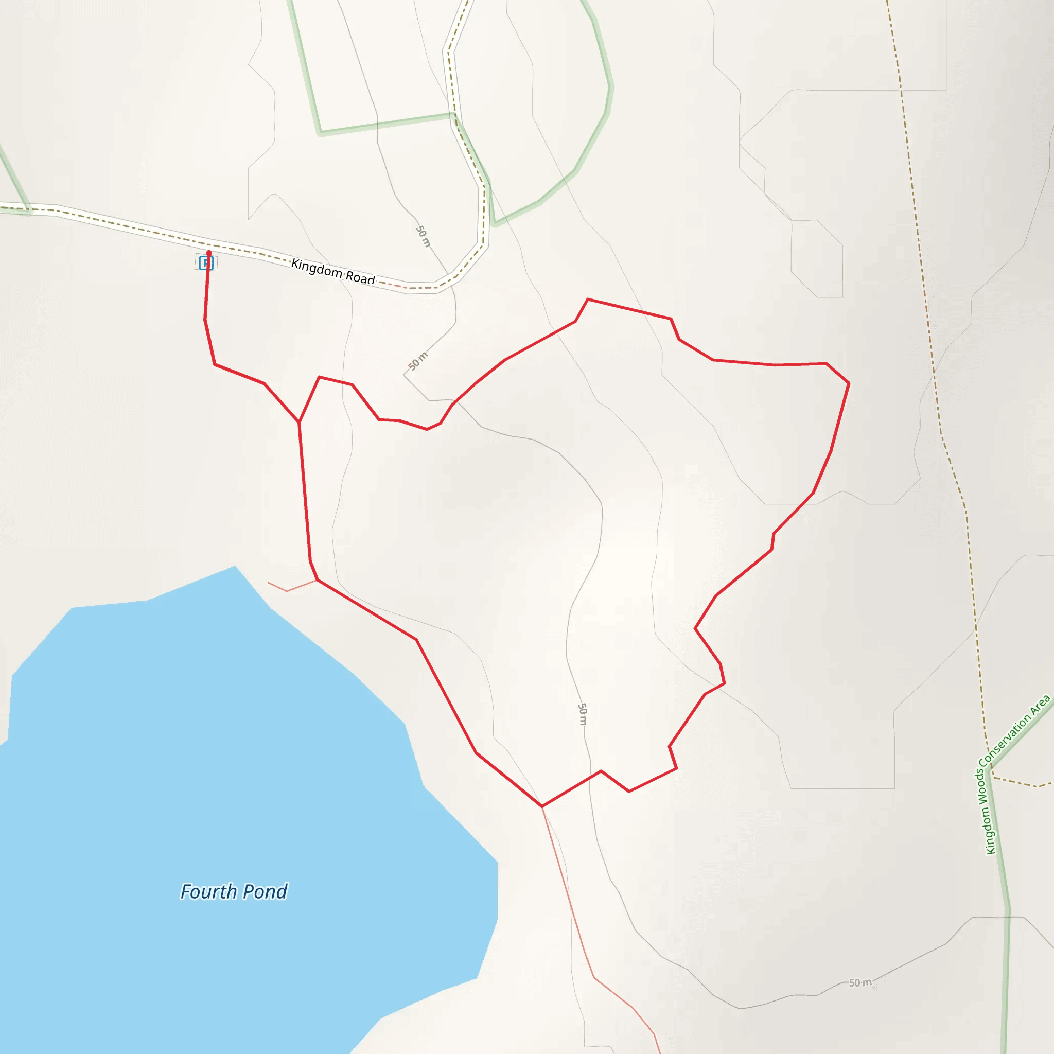 Fourth Pond - Kingdom Road mobile static map