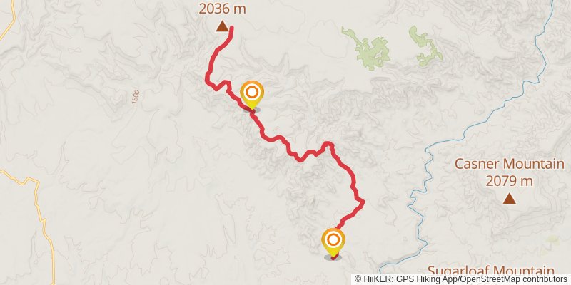 Yew Thicket Trail stage 3 Map