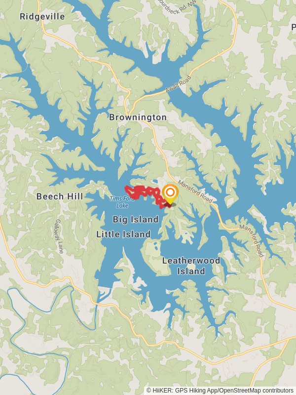 Marble Plains Overlook and Lost Creek Overlook Trail