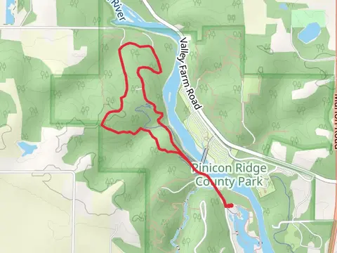 White Oak Loop Trail from Horseshoe Falls Road