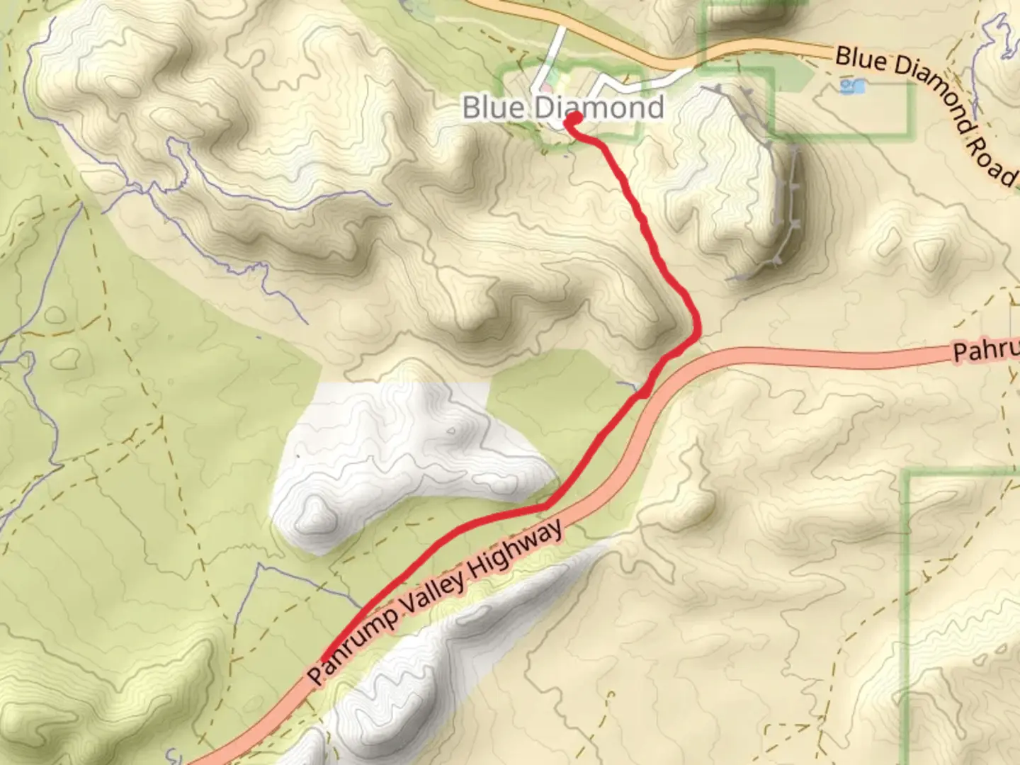 An image depicting the trail Old Spanish Trail and its surrounding area.