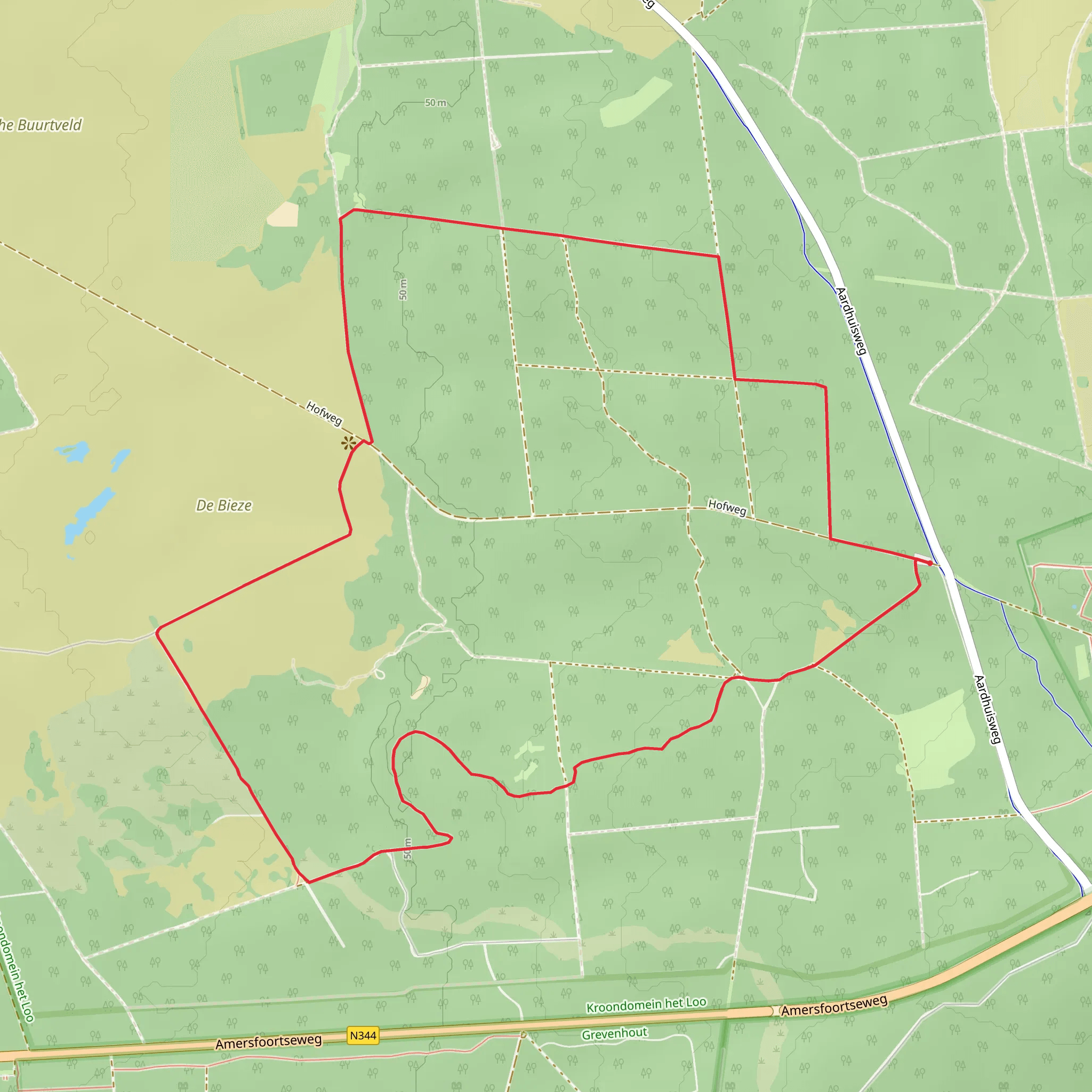 Wolfsheg, Doorngat and Langeberg Loop mobile static map