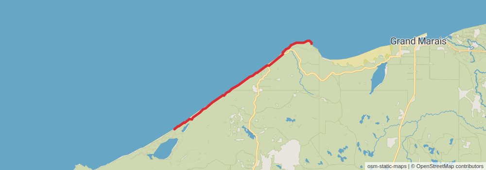 American Perimeter Trail - North Country Primary stage 92 Map