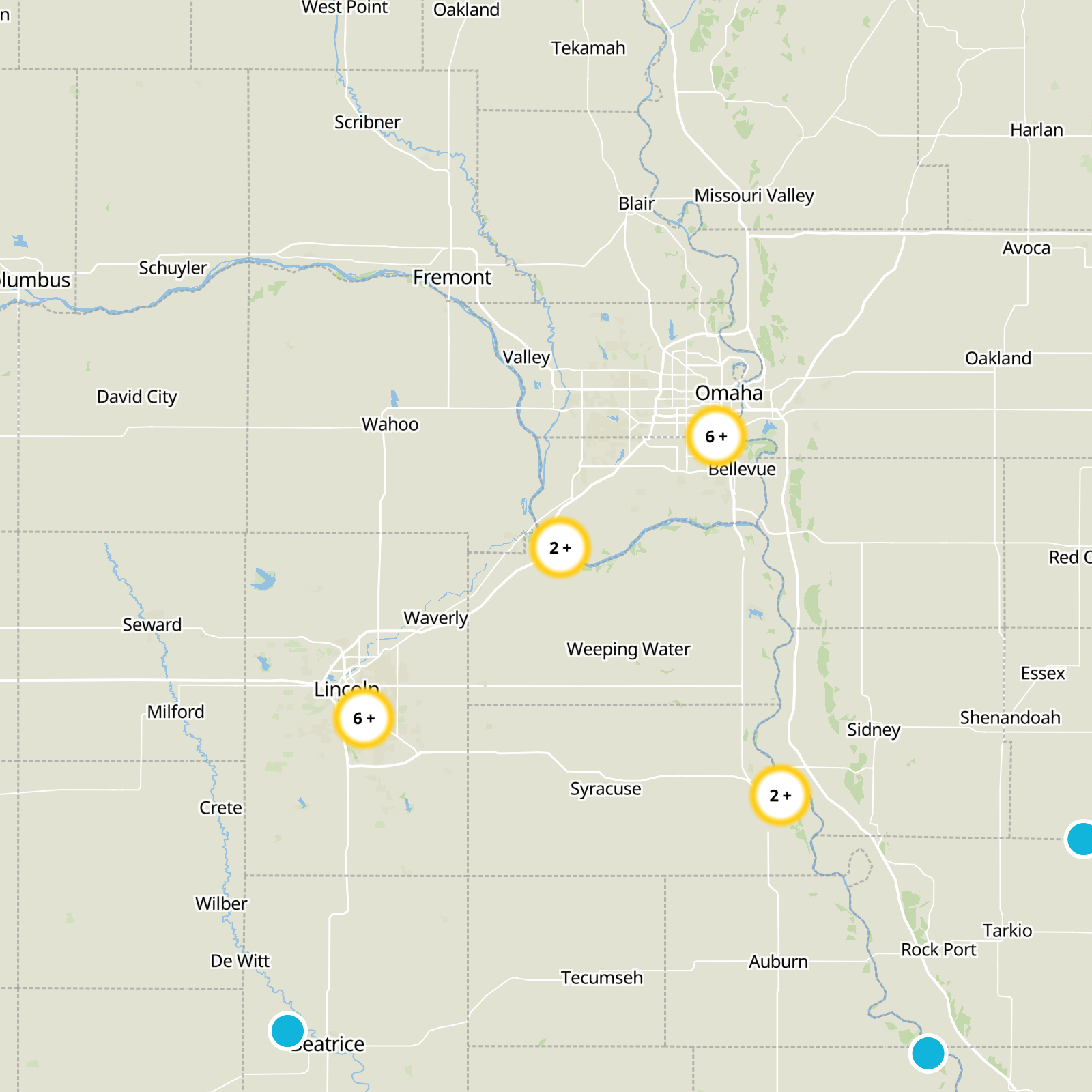 Cass County Static Map