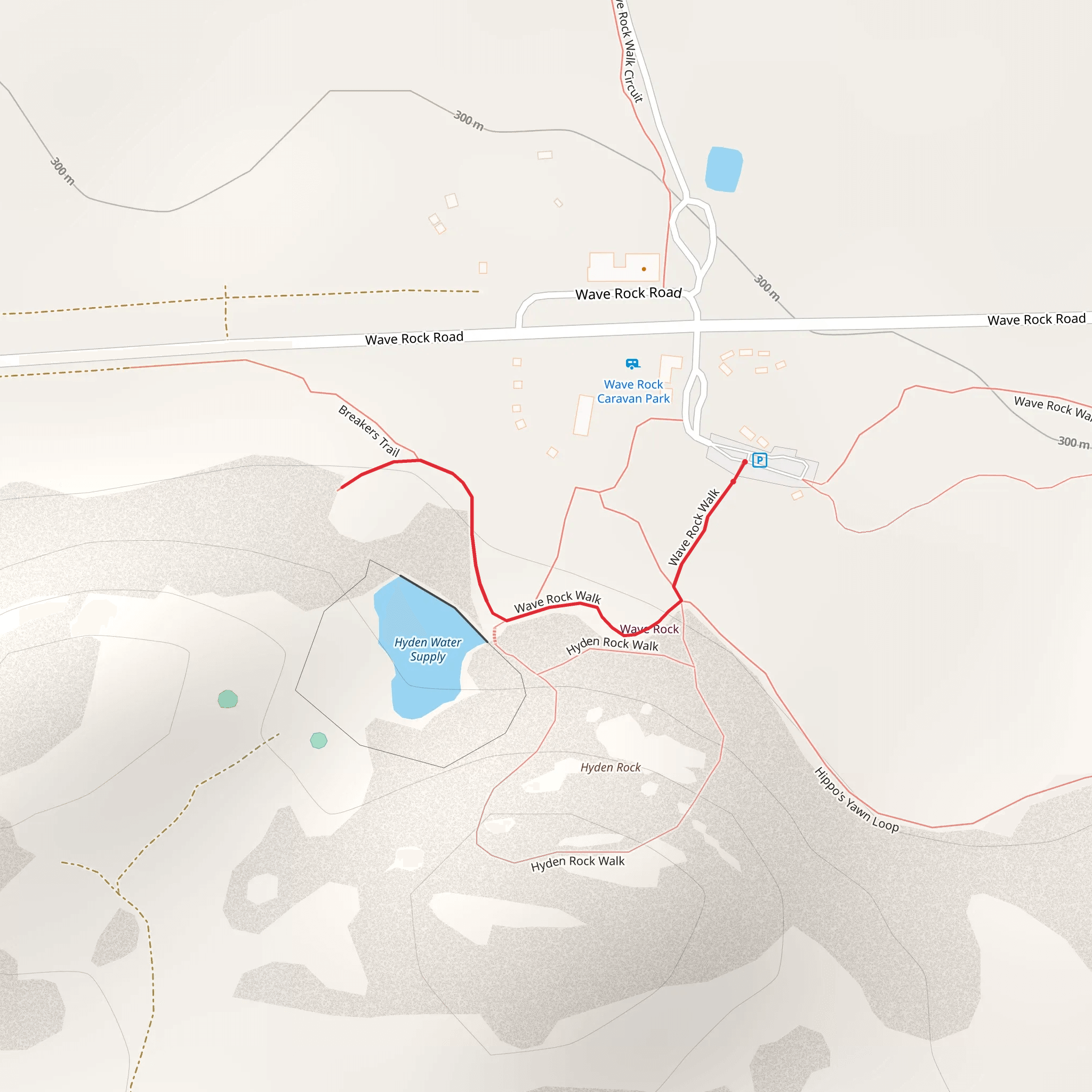 Breakers Trail mobile static map