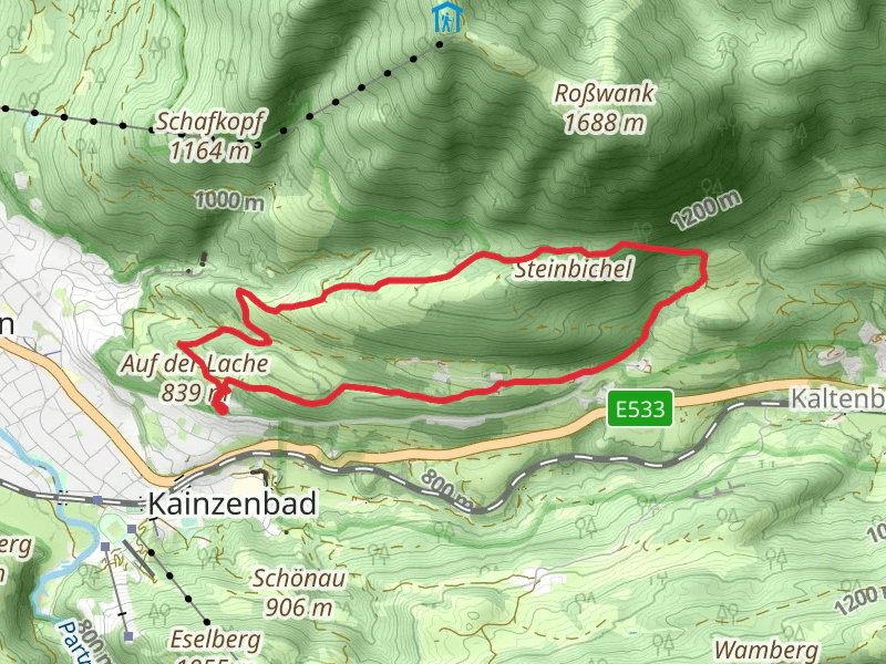 Sonnenuhr, Steinbichel and Schlattan Loop