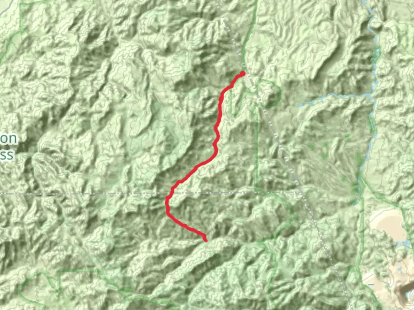 An image depicting the trail Campaign Trail and its surrounding area.