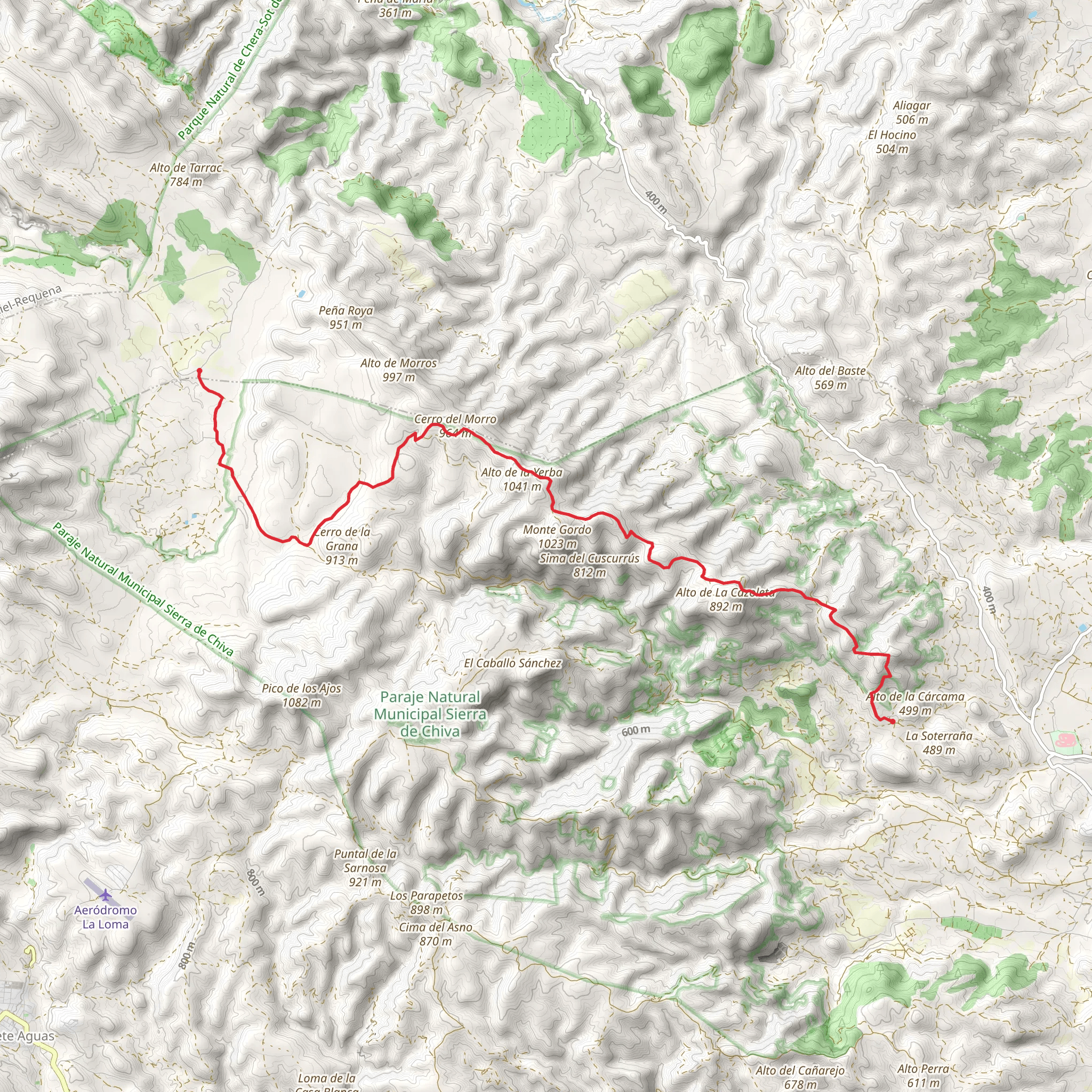 Bad Journey Path PR CV 300 mobile static map