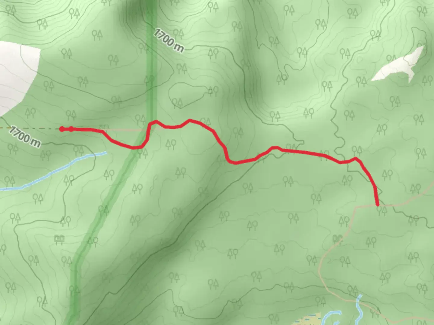 An image depicting the trail Bert Creek Trail and its surrounding area.