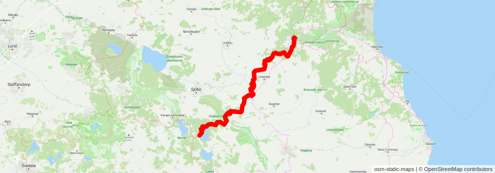 Skåneleden 4 stage 6 Map