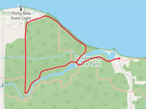 Golden Hill Creek via Interpretive Trail