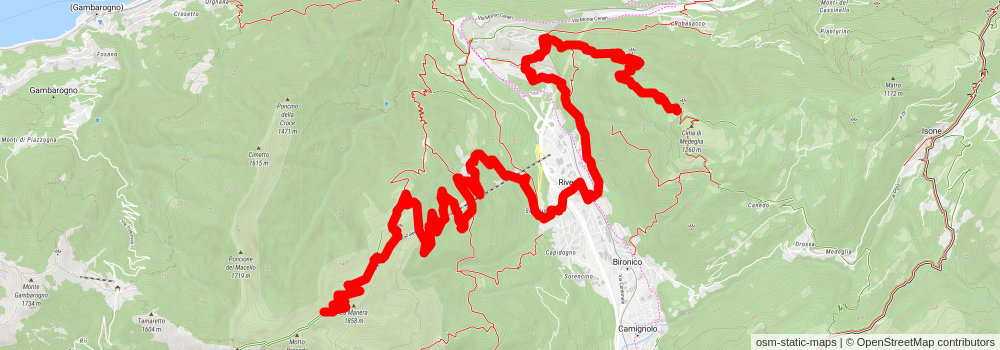 Sentiero Lago di Lugano stage 3 Map