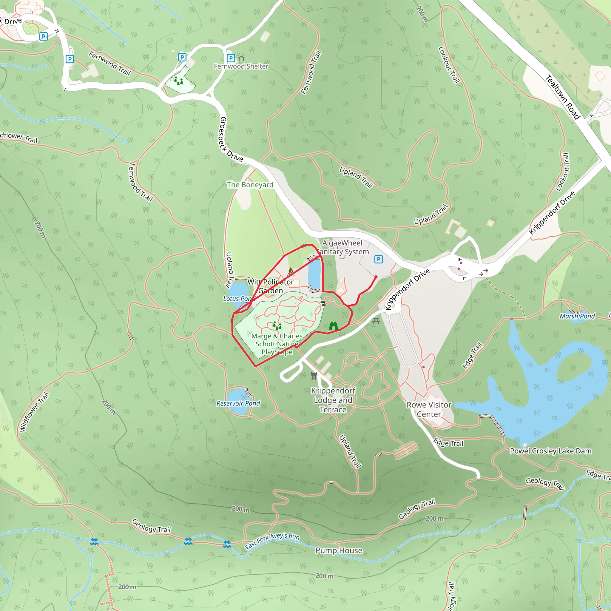Mashburn Family Discovery Loop Trail mobile static map