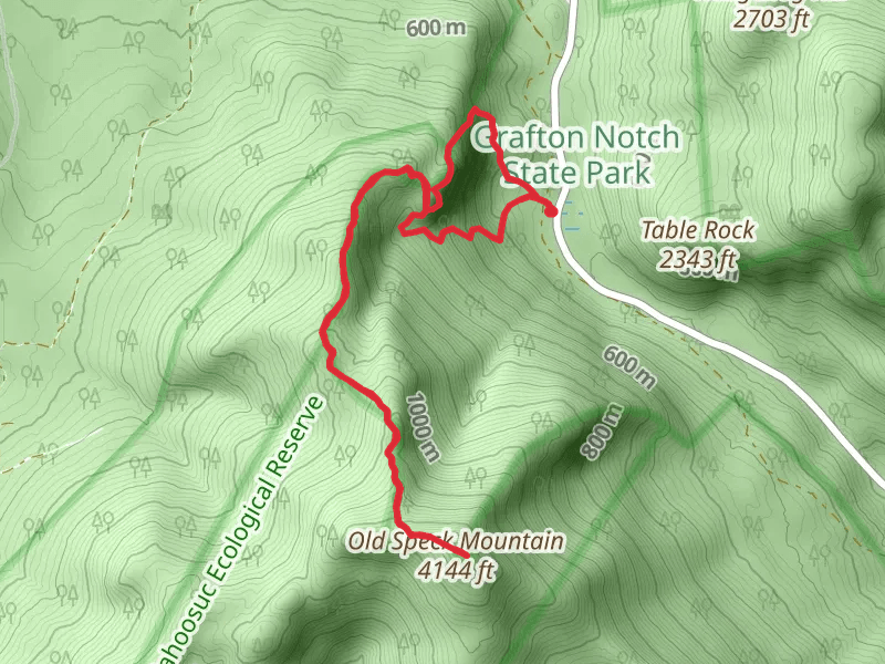 Old Spec Mountain via Appalachian Trail