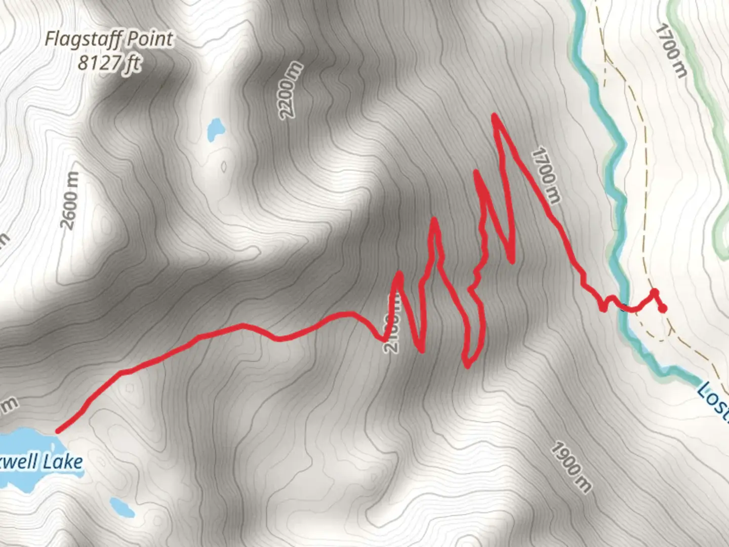 An image depicting the trail Maxwell Lake Trail and its surrounding area.
