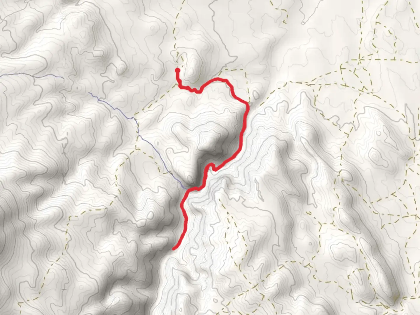 An image depicting the trail Reynolds Creek via Pigeon Road and its surrounding area.