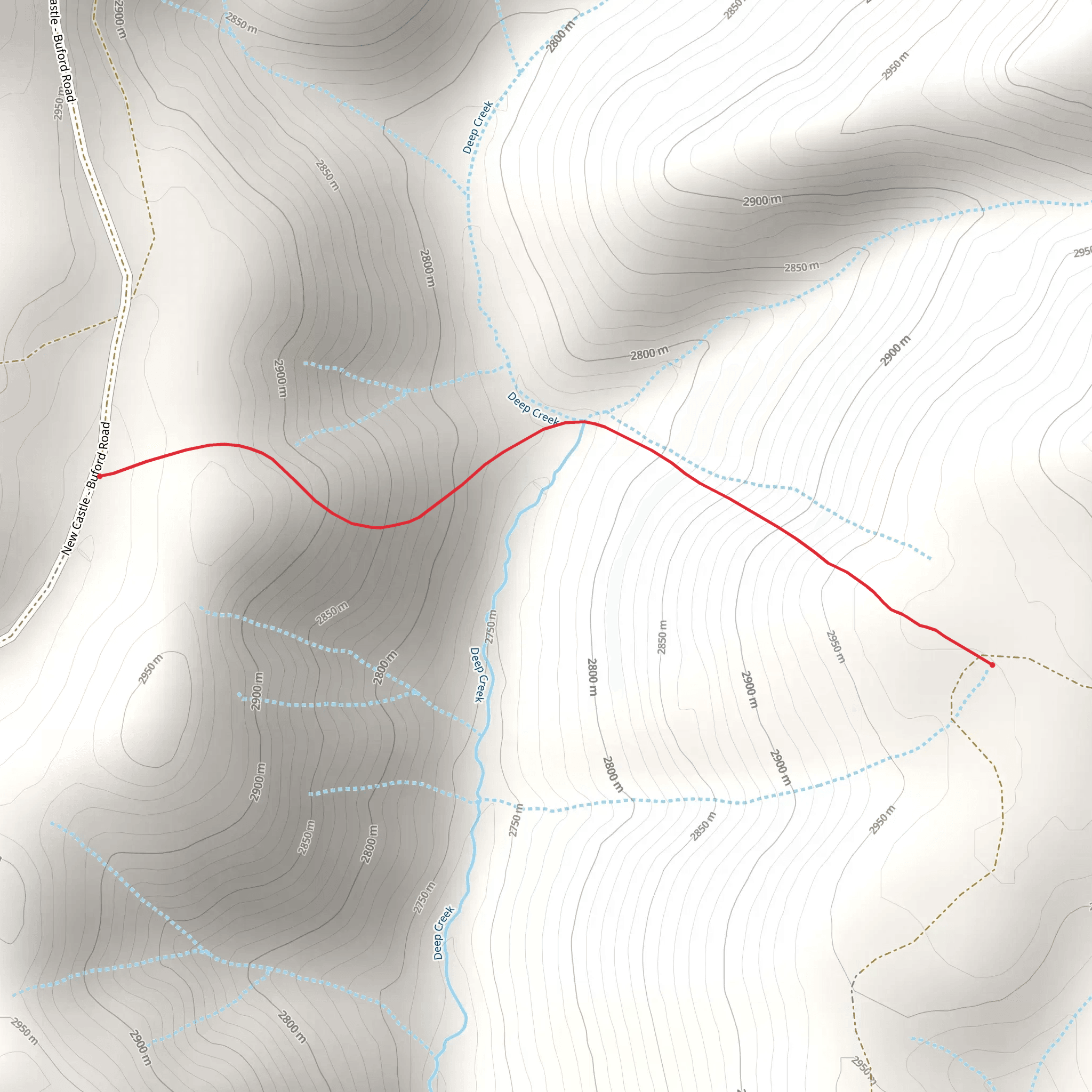 Ute - Meadow Trail mobile static map