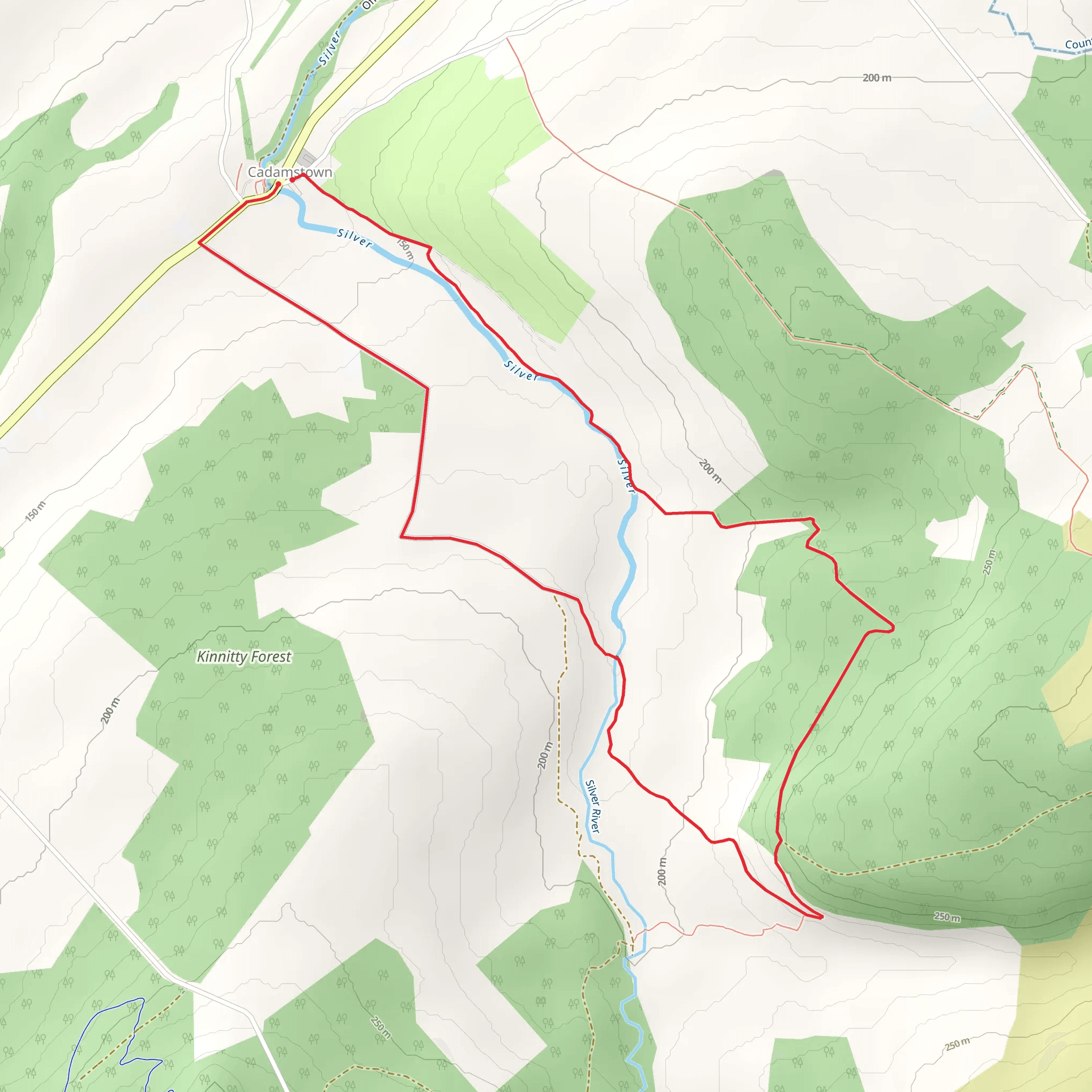 Cadamstown Nature Eco Trail Loop mobile static map