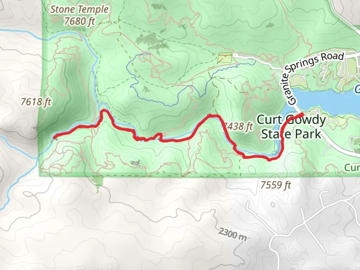 An image depicting the trail Crow Creek and its surrounding area.