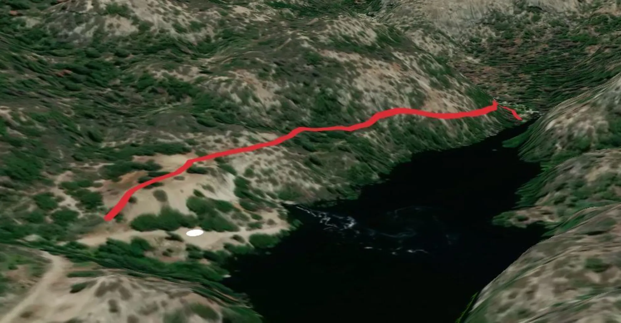 An image depicting the trail Black Rock Reservoir Trail and its surrounding area.