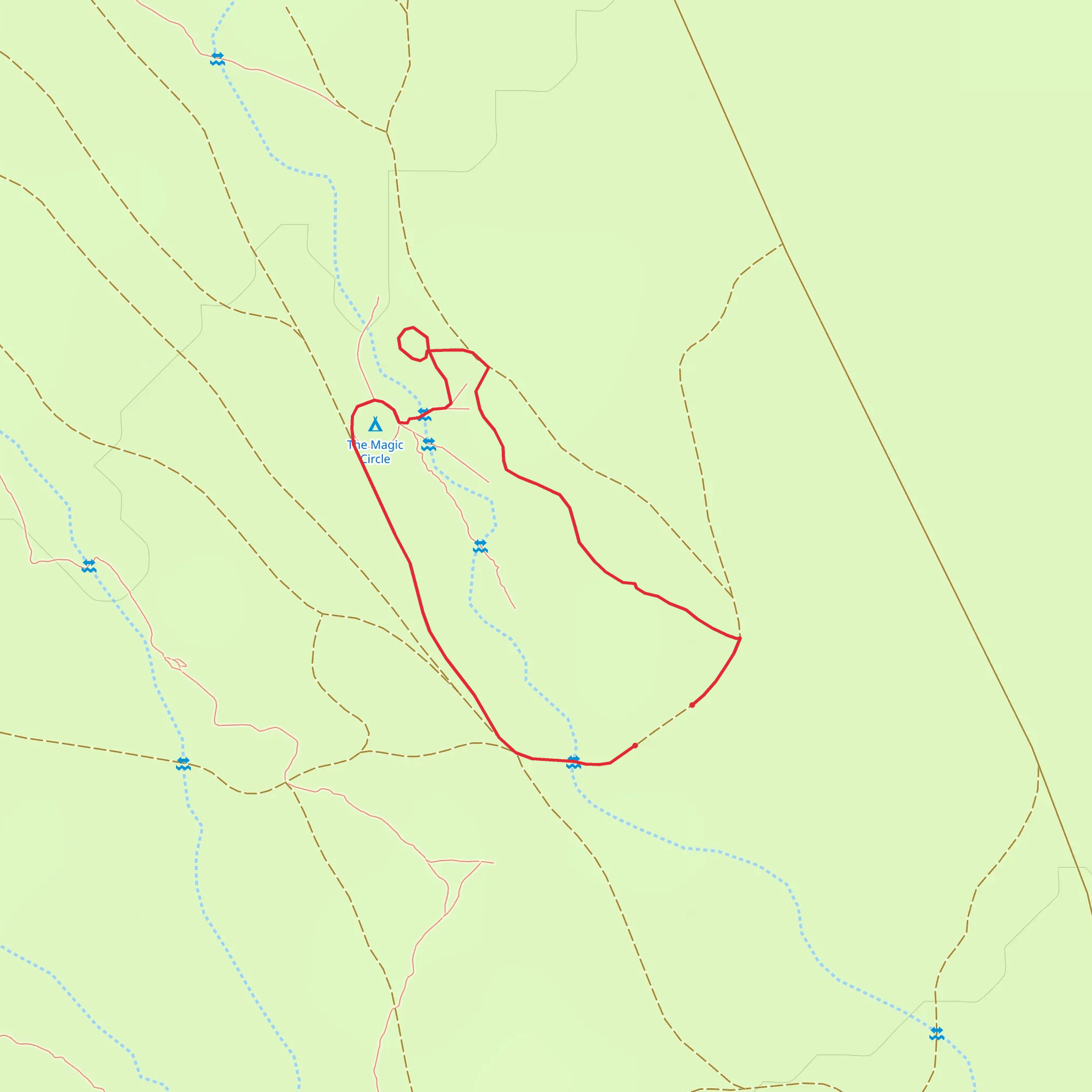 Magic Circle Labyrinth mobile static map