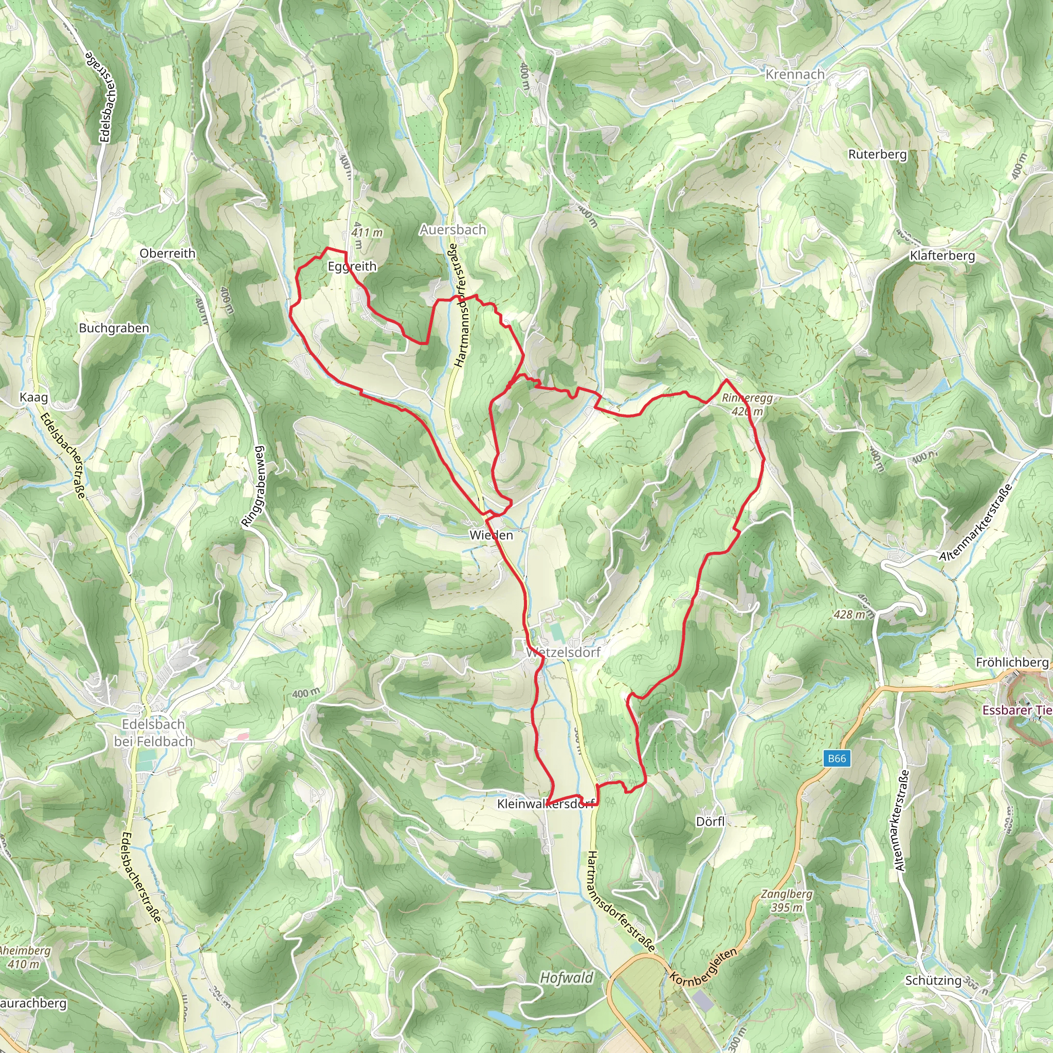 Himmel-Erden-Weg - Auf den Spuren der Vulkane mobile static map