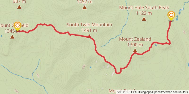 Appalachian Trail stage 179 Map