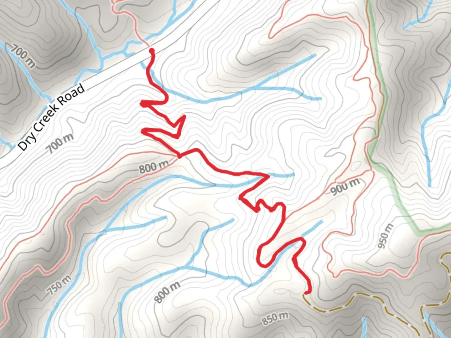 An image depicting the trail Number One Trail and its surrounding area.
