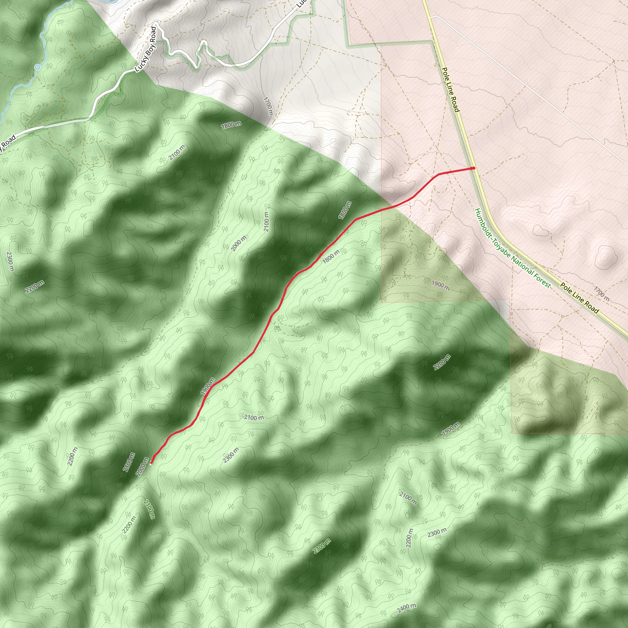 Pole Line Road mobile static map